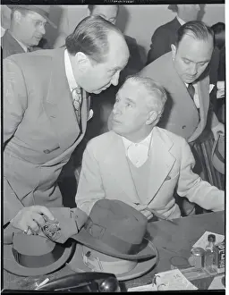 Charlie Chaplin Speaking with Jerry Giesler