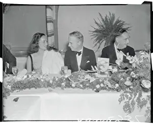 Wells Prints: Charlie Chaplin Speaking with Paulette Goddard