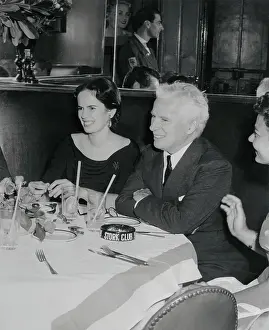 Oona Oneill Prints: Charlie Chaplin with His Wife