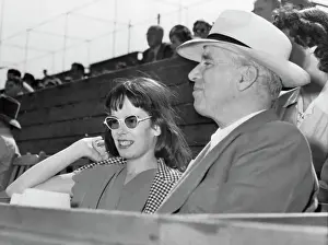 Charlie Chaplin and Wife Oona O'Neill