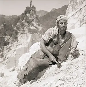 Quarry Prints: Charlton Heston Dressed as Michelangelo