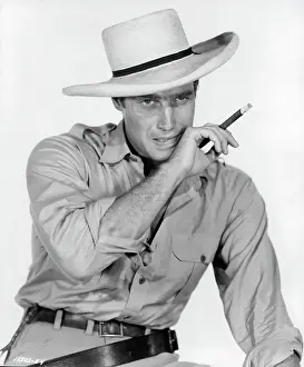 Lac0027 Prints: Charlton Heston In The Naked Jungle