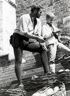 Charlton Heston with Son Fraser