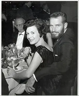 Charlton Heston And His Wife Lydia