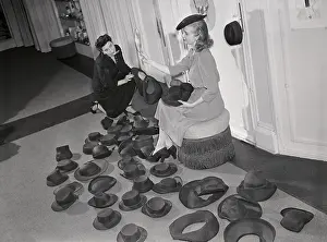 Charm student Trying on Hat