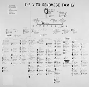 Crime Prints: Chart of Genovese Crime Family