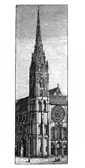 Chartres Prints: Chartres Cathedral