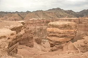 Images Dated 13th August 2013: Charyn Canyon near the Almaty city in Kazakhstan