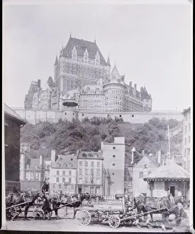 Chateau Frontenac Above Town
