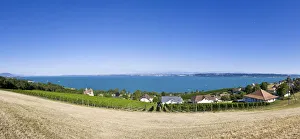 Swiss Collection: ChAzAteau de Vaumarcus castle, Vaumarcus, Lake NeuchAzAtel, Canton NeuchAzAtel, Switzerland, Europe