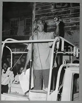 Georgetown Prints: Cheddi Jagan Addressing Rally
