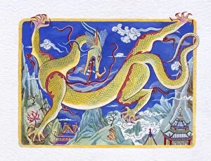 Images Dated 26th August 2009: Cheerful Dragon Illustration