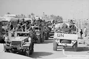 Convoy Prints: Cheering Israeli Soldiers On Half-Tracks