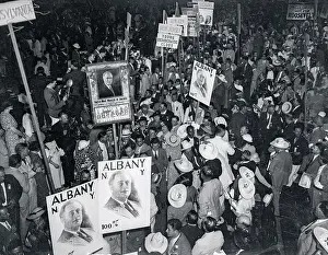 1936 Us Presidential Election Prints: Cheering Roosevelt Supporters at Democratic Convention