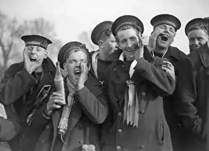 Footbal Prints: Cheering Sailors