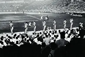 Cheerleader Prints: Cheerleaders at Japanese Baseball Game