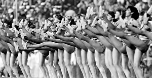 Cheerleaders at Super Bowl XIX