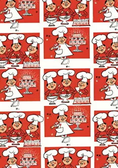 Images Dated 8th October 2003: Chef pattern