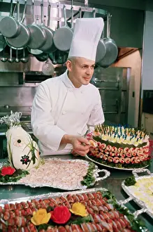 Chef Preparing His Food