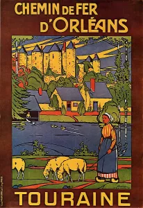 Transport Prints: Chemin De Fer D'Orleans
