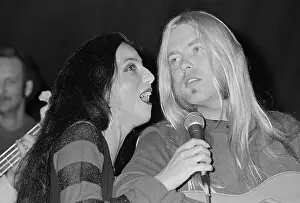 Cher Prints: Cher And Gregg Allman Performing