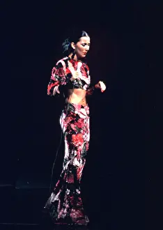 Cher Performing