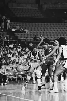 Cheryl Miller Dribbling Basketball in Game