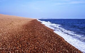 Horizon Over Land Collection: Chesil Beach on a fine day