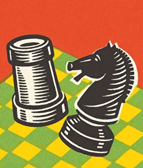 Images Dated 22nd April 2015: Two Chess Pieces
