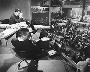 Chet Huntley David Brinkley W/Binoculars