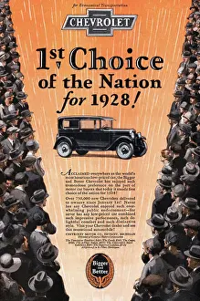 Chevrolet Prints: Chevrolet Advertisement 1928