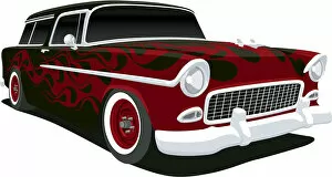 Images Dated 8th April 2018: Chevrolet Nomad 1955