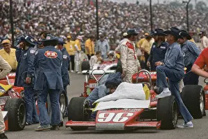 Huty32648 Prints: Chevy/Ford Centers Team At Indianapolis 500, 1978