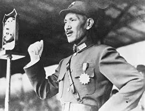 Chiang Kai-Shek Making Speech