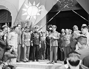 Chiang Kai-Shek @ Microphone - Horizontl