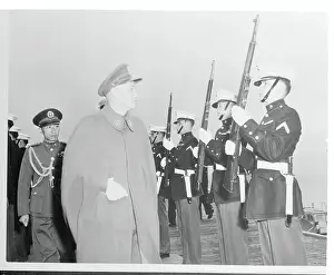 Chiang Kai-Shek Observing United States Soldiers