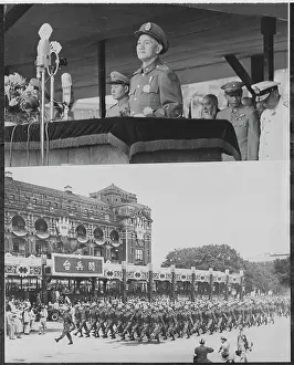 Taipei Prints: Chiang Kai Shek Vowing to Free China at Podium