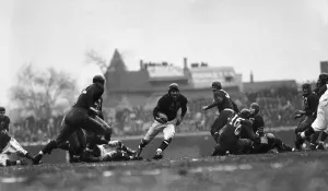 Quarterback Prints: Chicago Bears Football Action
