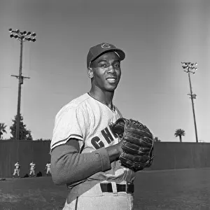 Chicago Cubs Shortstop Ernie Banks