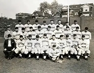 Walter Johnson Prints: Chicago Cubs Team Portrait