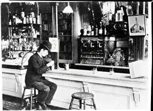 Drawing Room Prints: Chicago Ice Cream Parlor Ca. 1895