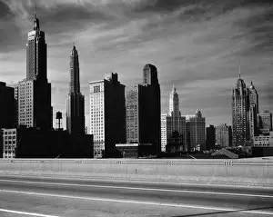 Illinois Prints: Chicago skyline