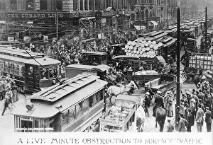 Corner Prints: Chicago Traffic Jam in 1909