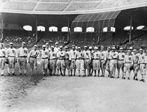 Chicago White Sox Of 1920 In Pose