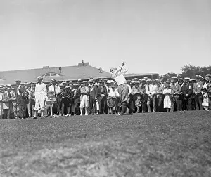 Illinois Prints: Chick Evans Golfing