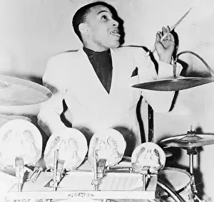 Chick Webb Playing Drums