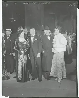 Chico Marx with Wife and Daughter