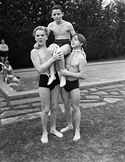 Westwood Prints: Child Actors at Swimming Party