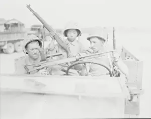 Child with American Soldiers