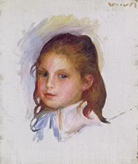 Post Impressionist Prints: Child With Brown Hair